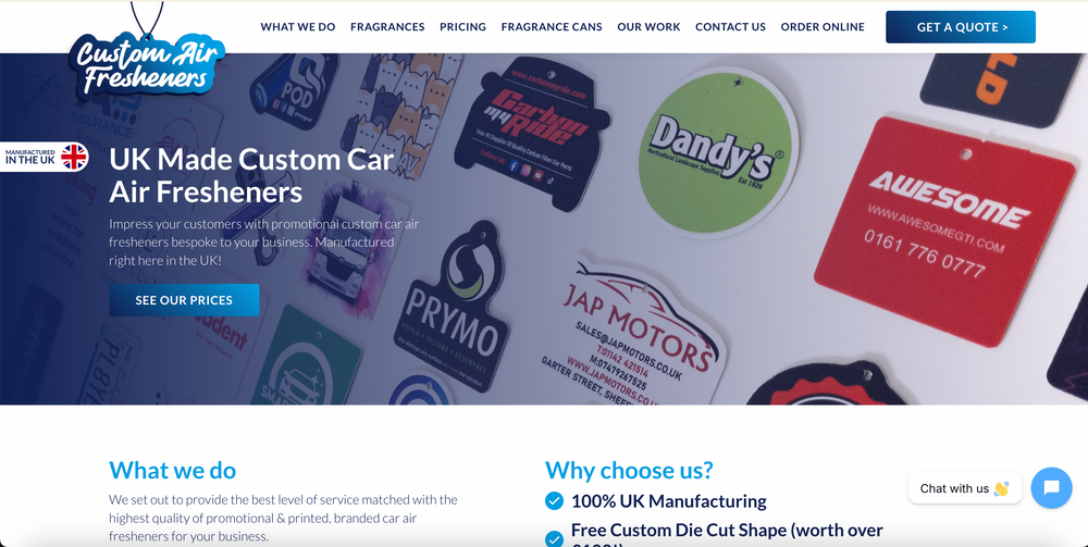 Custom Car Air Fresheners